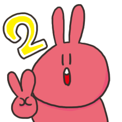 [LINEスタンプ] ゆるりんうさぎ2