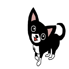 [LINEスタンプ] 犬印 チワワ満載^^の画像（メイン）