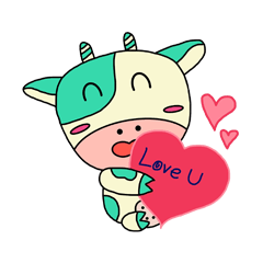 [LINEスタンプ] Cutie Calf