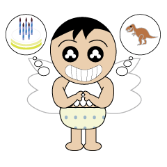 [LINEスタンプ] Funny Baby Angel