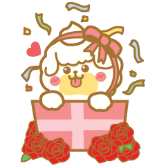 [LINEスタンプ] Sweet as honey <Creme-B> 'Mousse'