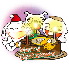[LINEスタンプ] クリスマスとお正月年賀状の画像（メイン）