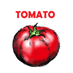 [LINEスタンプ] トマト 100％