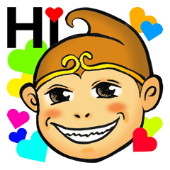 [LINEスタンプ] Du-Du Monkey King (Journey to the West)