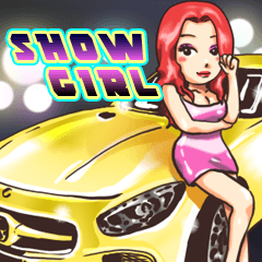 [LINEスタンプ] SHOW GRIL