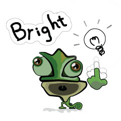 [LINEスタンプ] Wa Chameleon ＆ Noo Nui