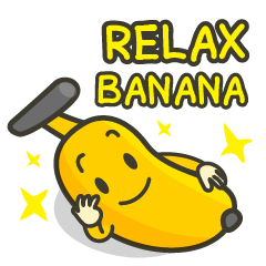 [LINEスタンプ] Relax Bananas (all version)