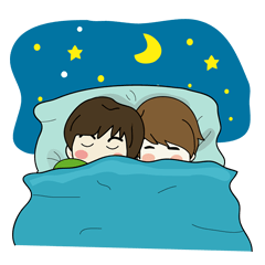 [LINEスタンプ] Lucky ＆ Ming's Roommate