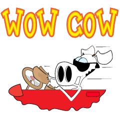 [LINEスタンプ] Wow Cow