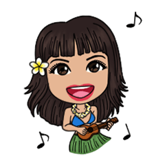 [LINEスタンプ] Aloha Lani In Hawaii