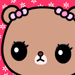 [LINEスタンプ] I love Lili bear