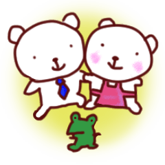 [LINEスタンプ] Mr. ＆ Mrs. Bear