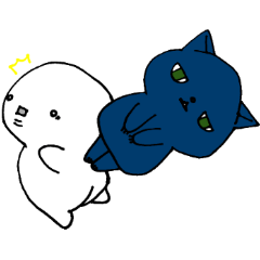 [LINEスタンプ] もちまお＆まおまお