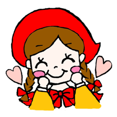 [LINEスタンプ] 赤ずきんちゃん from絵本の世界