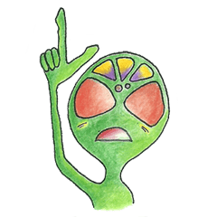 [LINEスタンプ] Little Alien