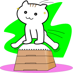 [LINEスタンプ] 猫の小太郎の画像（メイン）