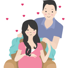 [LINEスタンプ] Journey to be a Mommyの画像（メイン）
