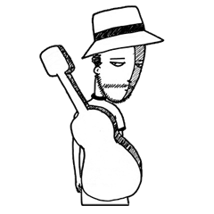 [LINEスタンプ] Nick The Guitar Man