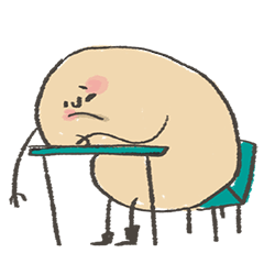 [LINEスタンプ] xiuxiubear's potato