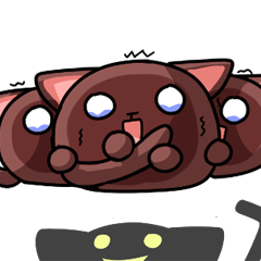 [LINEスタンプ] Pearl cat