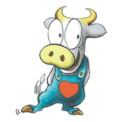 [LINEスタンプ] Love cow