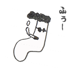 [LINEスタンプ] くつ下 やんやん