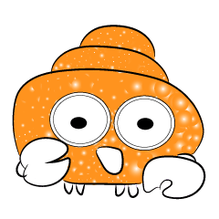 [LINEスタンプ] Hermit crabs