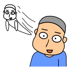 [LINEスタンプ] Flat Face Boy