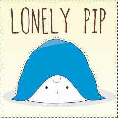 [LINEスタンプ] Lonely Pip