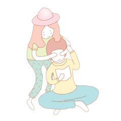 [LINEスタンプ] Kradoomphan 4 (in Love)