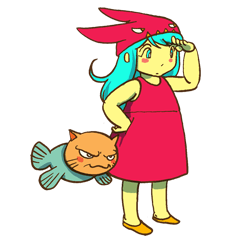 [LINEスタンプ] Super Little Girl Ta！