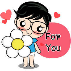 [LINEスタンプ] The innocent boy (EN)