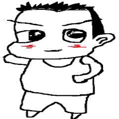 [LINEスタンプ] Showcase Boy