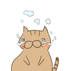 [LINEスタンプ] しま猫さん。と、くろ猫さん