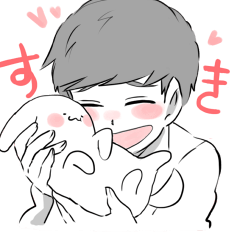 [LINEスタンプ] ペットのわんこさんとオネエの飼い主さん