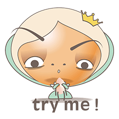 [LINEスタンプ] Pun-Queen