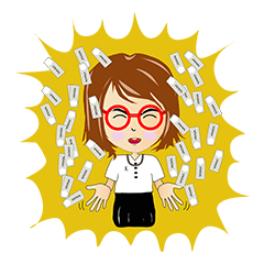 [LINEスタンプ] Miss Kookkai