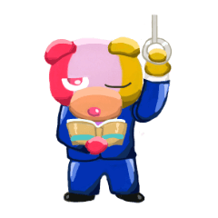 [LINEスタンプ] クマのちょっと忙しい毎日