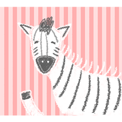 [LINEスタンプ] 動物と海の生物と女の子