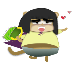 [LINEスタンプ] Chunky Monkey