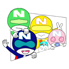 [LINEスタンプ] お助け隊！「NADI助！」