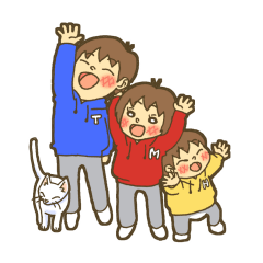 [LINEスタンプ] TMH brothers