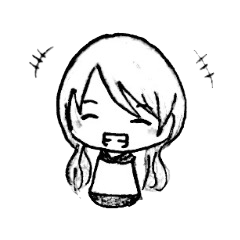 [LINEスタンプ] シロクロ