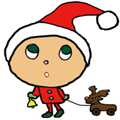 [LINEスタンプ] トキちゃんのクリスマス