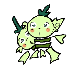 [LINEスタンプ] ウーパールーパーの愉快な日記の画像（メイン）