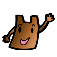 [LINEスタンプ] Lovely paper bag