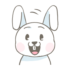 [LINEスタンプ] うさぎの宇佐野くん