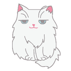 [LINEスタンプ] PUNGPING THE PERSIAN CAT