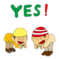 [LINEスタンプ] ジョリーくんとシャポーくん