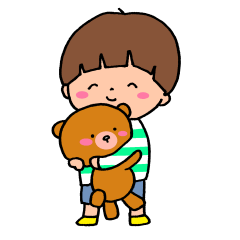 [LINEスタンプ] ぼくとクマの日常の画像（メイン）